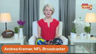 Andrea Kremer NFL Broadcaster  Morning Blend [upl. by Drwde844]