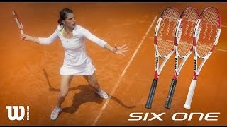 Wilson SixOne 2014 Rackets  Petkovic Kohlschreiber Nieminen [upl. by Ciredec]