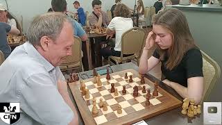 A Gaan 1775 vs WFM Fatality 1959 Chess Fight Night CFN Blitz [upl. by Restivo]