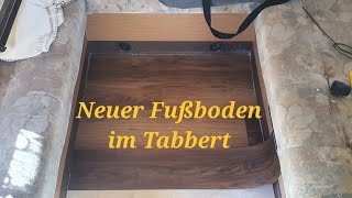 NEUER FUSSBODEN im Tabbert Comtesse  Ein Renovierversuch [upl. by Raamal]