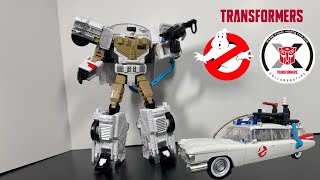 Transformers Ecto1 Ghostbusters Collaboration [upl. by Annazus581]