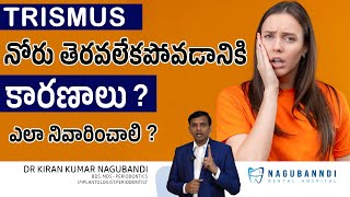 Trismus Causes amp Prevention  Cause of trismus  How to prevent trismus  Jaw pain  Dr Kiran Kumar [upl. by Durst]