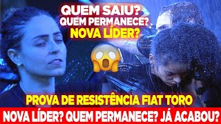 BBB19 ACABOU Prova de Resistência Fiat Nova Líder QUEM DESISTIU Quem Ainda Permanece [upl. by Steffie]