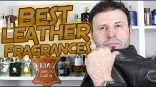 The BEST LEATHER ScentsPerfumesColognesFragrances [upl. by Eicnarf]