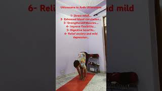 Uttanasana to Ardh uttanasana with lots of benefits yogapose asana healthbenefits [upl. by Harms406]