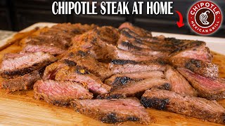 HOW TO MAKE PERFECT CHIPOTLE STEAK AT HOME [upl. by Trellas137]