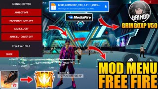 ✅¡WOW MOD MENU Free Fire Gringo XP V50 Mediafire 2023 Atravezar Paredes Anti Blacklist🤑💎 [upl. by Rehtaef]