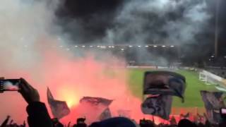 Asozialer Karlsruher SC Pyro gegen Darmstadt 98 [upl. by Ias]