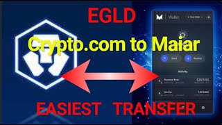 ⚡How to buy and send Egold 🪙from Cryptocom to🔁 Maiar Wallet⚡ Video Tutorial⚡ [upl. by Osicnarf50]