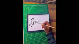 Procreate lettering art handlettering calligraphy digitalart procreateart procreatedrawings [upl. by Eed]