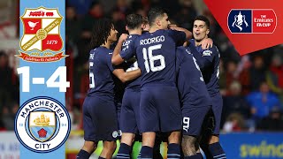 HIGHLIGHTS  Swindon 14 Man City  Bernardo Jesus Gundogan Palmer goals [upl. by Deane]