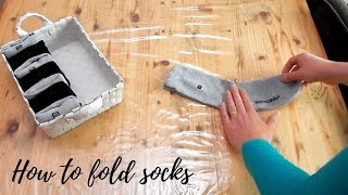 THIS IS HOW TO FOLD SOCKS  5 ways   THE ULTIMATE GUIDE   VICINA LUCINDA [upl. by Aryahay]