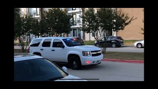 McKinney Police Department Unmarked White Tahoe Responding 10219 [upl. by Gonagle]