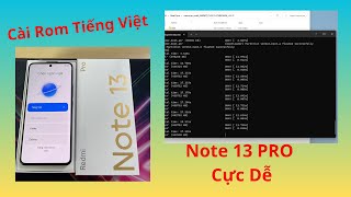 Hướng Dẫn Cài rom tiếng việt redmi note 13 pro Rom EU [upl. by Chloe]