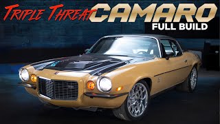 Full Build Turning A 73 SplitBumper Chevy Camaro Into A Triple Threat [upl. by Lien]