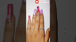 How To Make Paper Fake Nails 💅  Easy Fake Nails yotubeshorts [upl. by Barrus355]