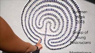 AliceART Mosaik Fingerlabyrinth selber machen  Mosaic Finger Labyrinth DIY [upl. by Annaiv]