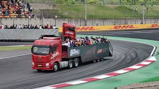 Amazing F1 Action Big Trucks Used for Parading People F1 Racing ShanghaiF1 Competition [upl. by Schreck]