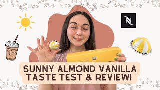 Nespresso Sunny Almond Vanilla Flavor Over Ice Pod Taste Test amp Review [upl. by Rondon]