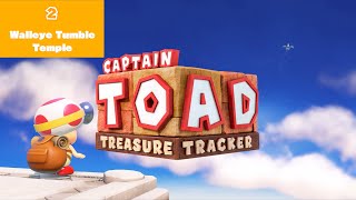 前進奇諾比奧隊長 12關卡全 Captain Toad Treasure Tracker 12 Walleye Tumble Temple All [upl. by Dyane709]