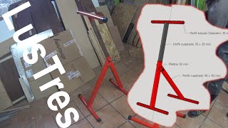 Como Hacer Caballetes Plegables y Extensibles  DIY Adjustable Folding Sawhorses [upl. by Keenan]