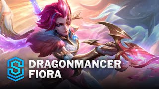 Dragonmancer Fiora Skin Spotlight  League of Legends [upl. by Tterrab]