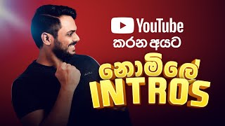 How to MAKE A FREE Intros for Youtube Videos in Sinhala  Sinhala Tutorial [upl. by Emoryt127]