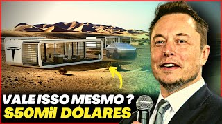 INOVADOR Essa é a Nova Casa Modular e Sustentável de Elon Musk  Tiny House [upl. by Chernow]