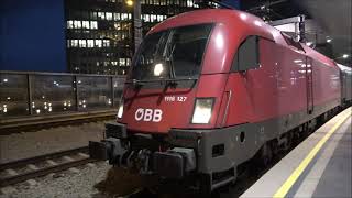 Train trip Nightjet 468 Wien Hauptbahnhof  Paris Est [upl. by Adnav]