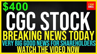 CGC Stock  Canopy Growth Corp Stock Breaking News Today  CGC Stock Price Prediction  CGC Stock [upl. by Toh118]