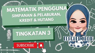 MATEMATIK TINGKATAN 3 BAB 3  MATEMATIK PENGGUNA  FAEDAH KOMPAUN [upl. by Annirok433]