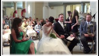 LIVE Trauung in der Kirche  Gesang von Hochzeitssängerin [upl. by Holms364]