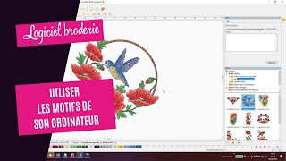 Logiciel Broderie  WordArt ou Tool Shed utiliser ses propres motifs [upl. by Harpp935]