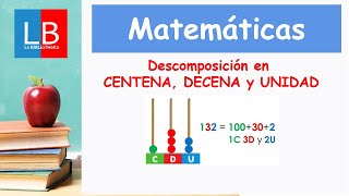 DESCOMPOSICIÓN en CENTENA DECENA y UNIDAD✔👩‍🏫PRIMARIA [upl. by Adnuhsor]