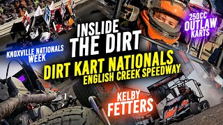 ENGLISH CREEK Knoxville Nationals mixes in 200 Outlaw Karts for some short track action [upl. by Yllac919]