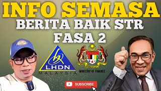 BERITA BAIK UNTUK PENERIMA STR FASA 2 [upl. by Halimaj169]