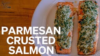 Parmesan Crusted Salmon on the Pellet Grill [upl. by Ameline]