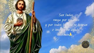 ✝️ ¡ESTA ORACIÓN A SAN JUDAS TADEO ME FUNCIONÓ ORACIÓN PARA CASOS IMPOSIBLES Y DESESPERADOS ✨🍀🙏 [upl. by Suoivatnod]