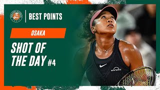 Shot of the day 4 Naomi Osaka  RolandGarros 2024 [upl. by Mckeon225]