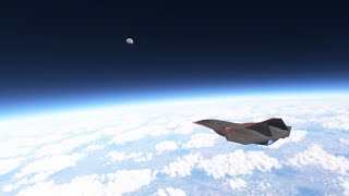 Top Gun Mavericks Darkstar Stratospheric Challenge  MSFS 2020  Coast to Coast in 35 mins [upl. by Kealey300]