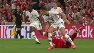 Granit Xhaka Red Card ♦️ Denmark vs Switzerland 20 All Goals and Extended Highlights [upl. by Anawik]