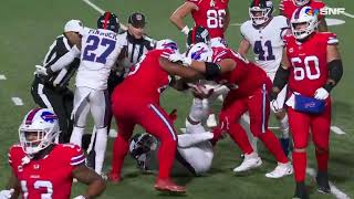 fight breaks out with the Bills at the goal line [upl. by Oiratnom]