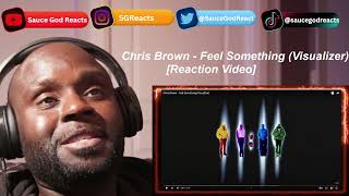 Chris Brown  Feel Something Visualizer  REACTION [upl. by Rooney]