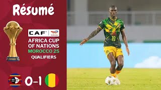 Résumé Eswatini VS Mali  Qualification Can 2025 Journée 2 [upl. by Atinehc399]