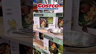 COSTCO Tramontina TriPly Clad Stainless Steel Fry Pan Set 2piece 2299 costcoshopping shorts [upl. by Auhsej]