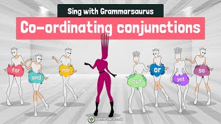 Sing with Grammarsaurus  Coordinating Conjunctions FANBOYS [upl. by Fiester]