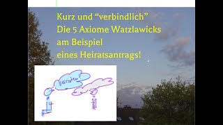 Kurz und „verbindlich“ Die 5 Axiome des Herrn Watzlawick Kommunikation [upl. by Nayrda266]