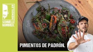 Schnelles Pimientos de Padrón Rezept von Steffen Henssler [upl. by Enirahtak145]