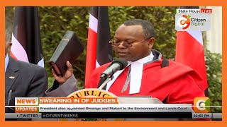 President William Ruto witnesses swearing in of six judges at State House Nairobi [upl. by Hanas]