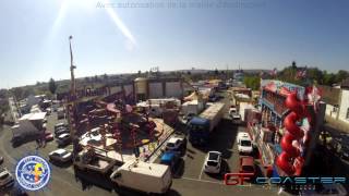 TIME LAPSE  Fête foraine dAudincourt  GFcoaster  2015MONTING [upl. by Largent251]